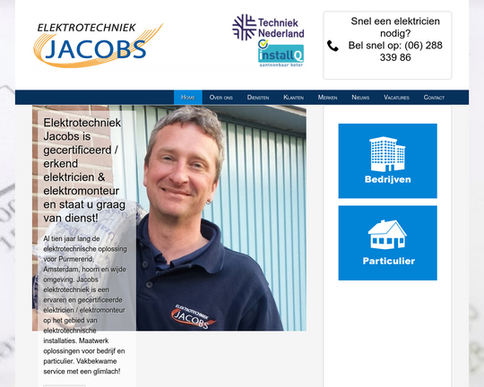 Elektrotechniek Jacobs Logo