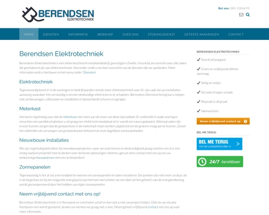 Berendsen elektrotechniek Logo