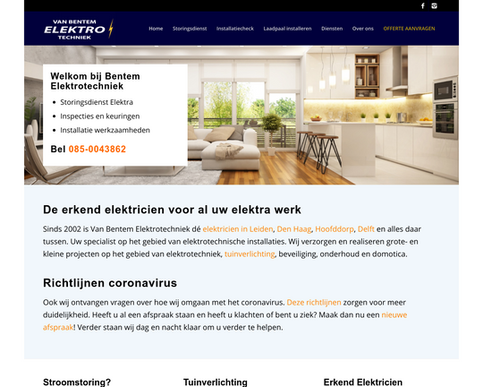 Van Bentem Elektrotechniek Logo